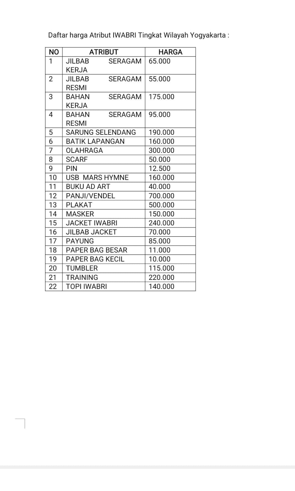 Djuragan Kamar - JO Image