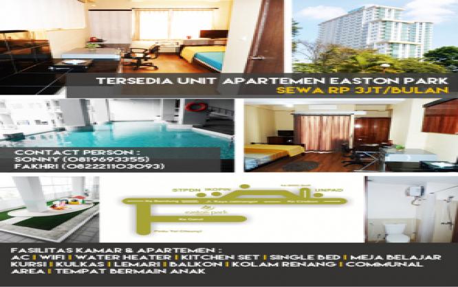 Kost Jatinangor di Apartement Easton Park Image