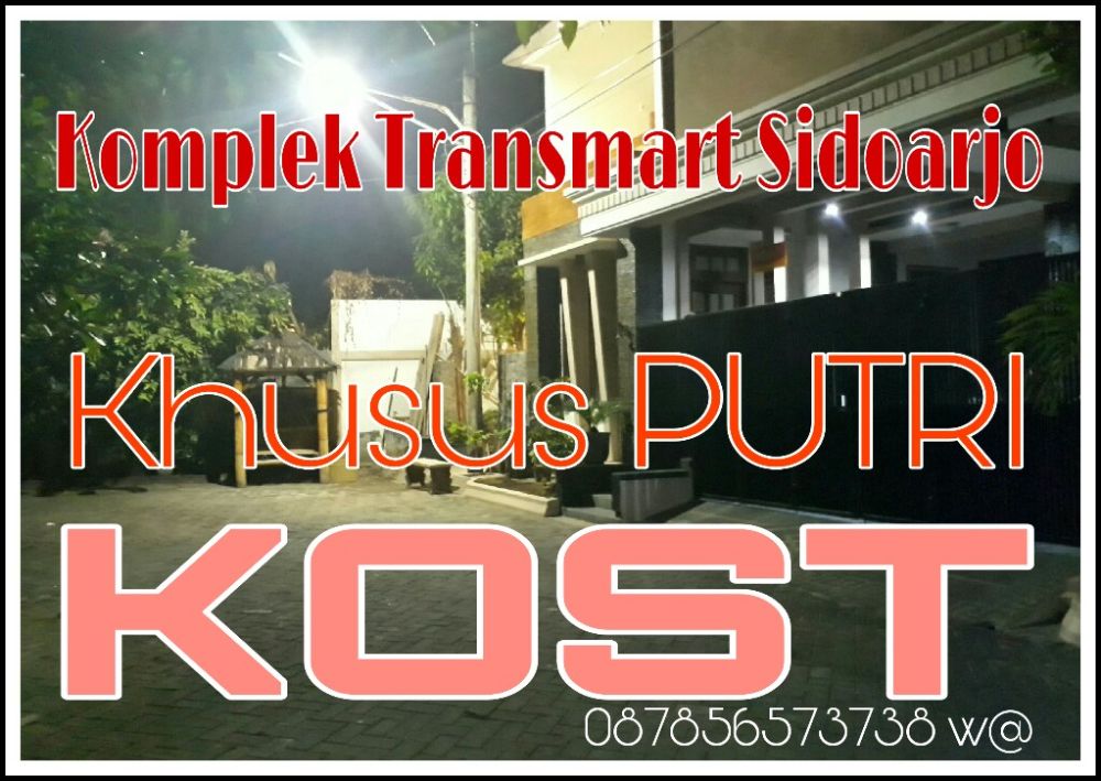 D  Fararafa Kost PUTRI Komplek Transmart Pusat kota Sidoarjo Image