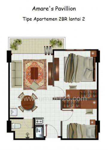 Kost di Ciganjur Jakarta Selatan    Amare   Pavillion    Pria / Wanita Image