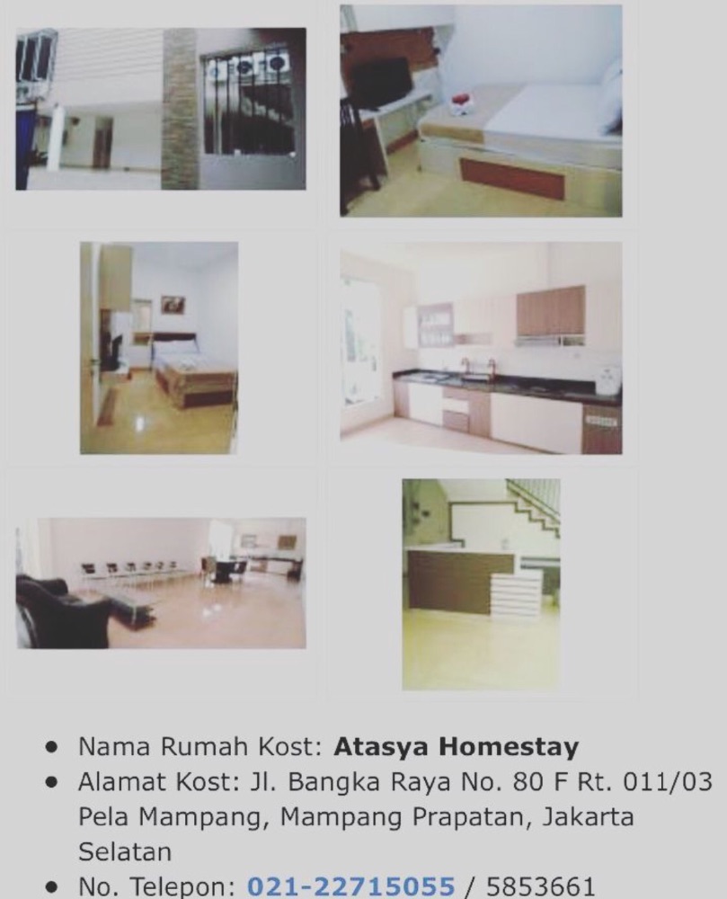 Kost ekslusive di kemang Image